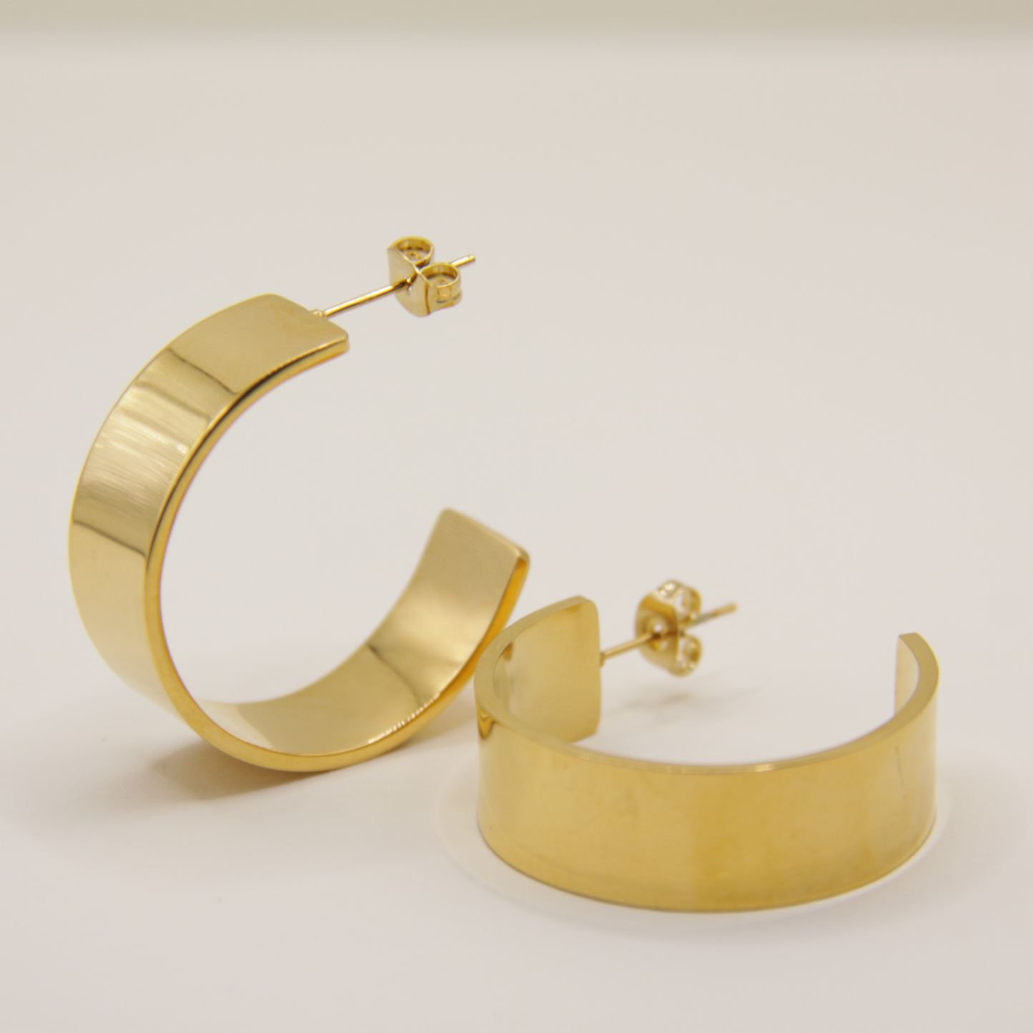 18k Gold plated chunky earrings