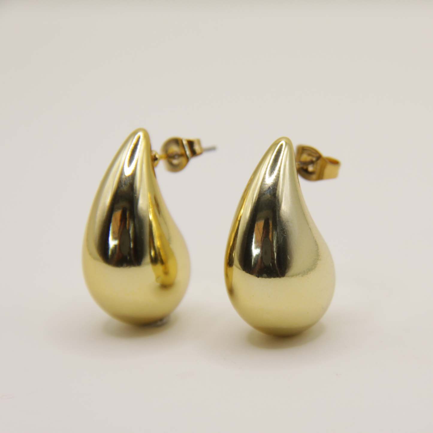 18k Gold plated tear earrings