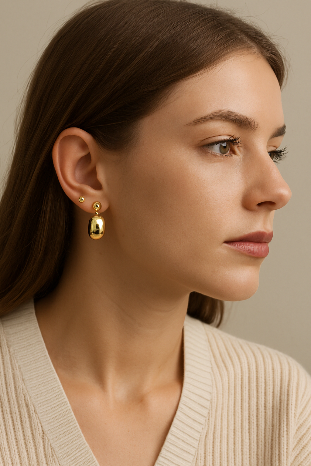 Chunky hoops oorbellen goud stainless steel – trend 2025 – My Gems