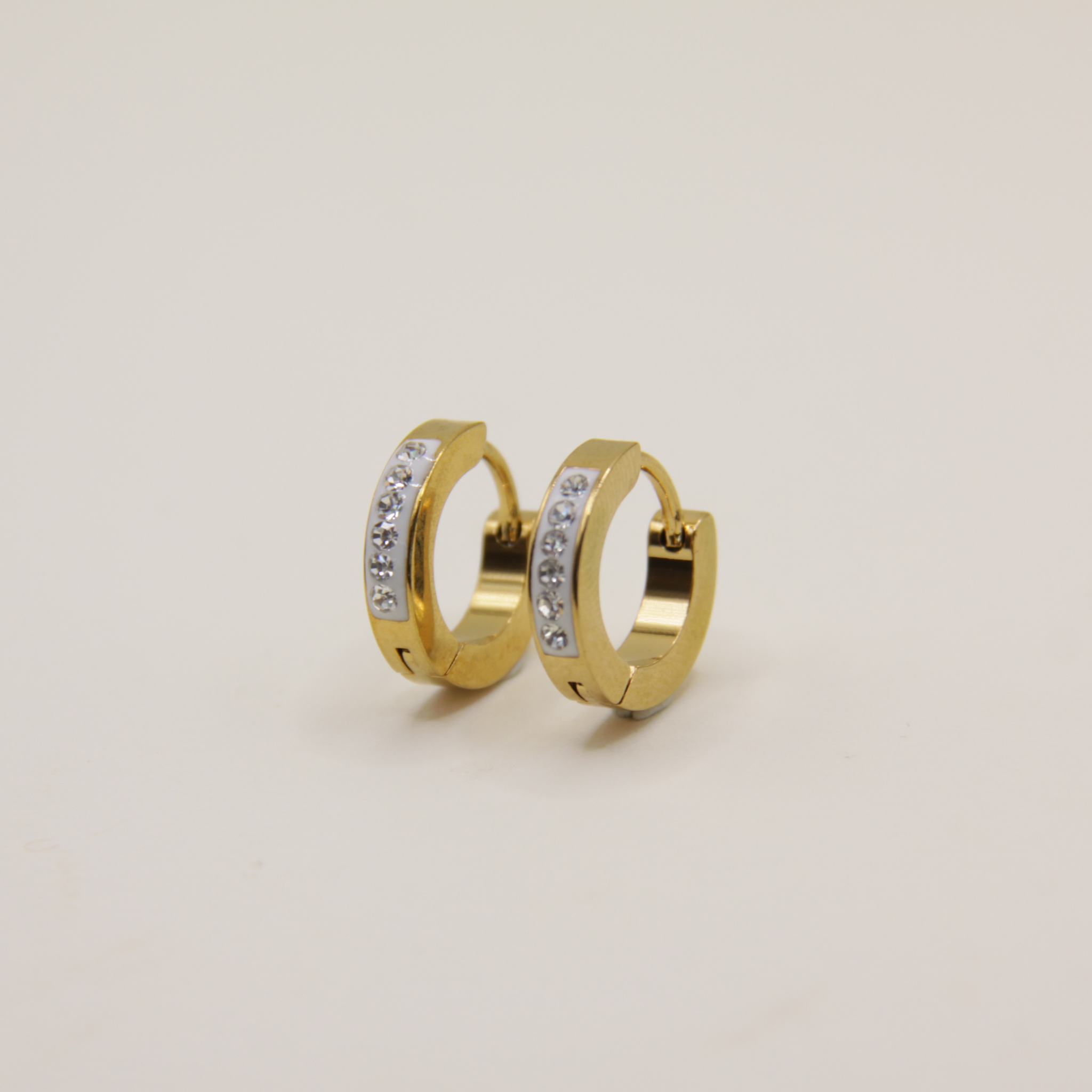 18k Gold plated zirkonia earrings
