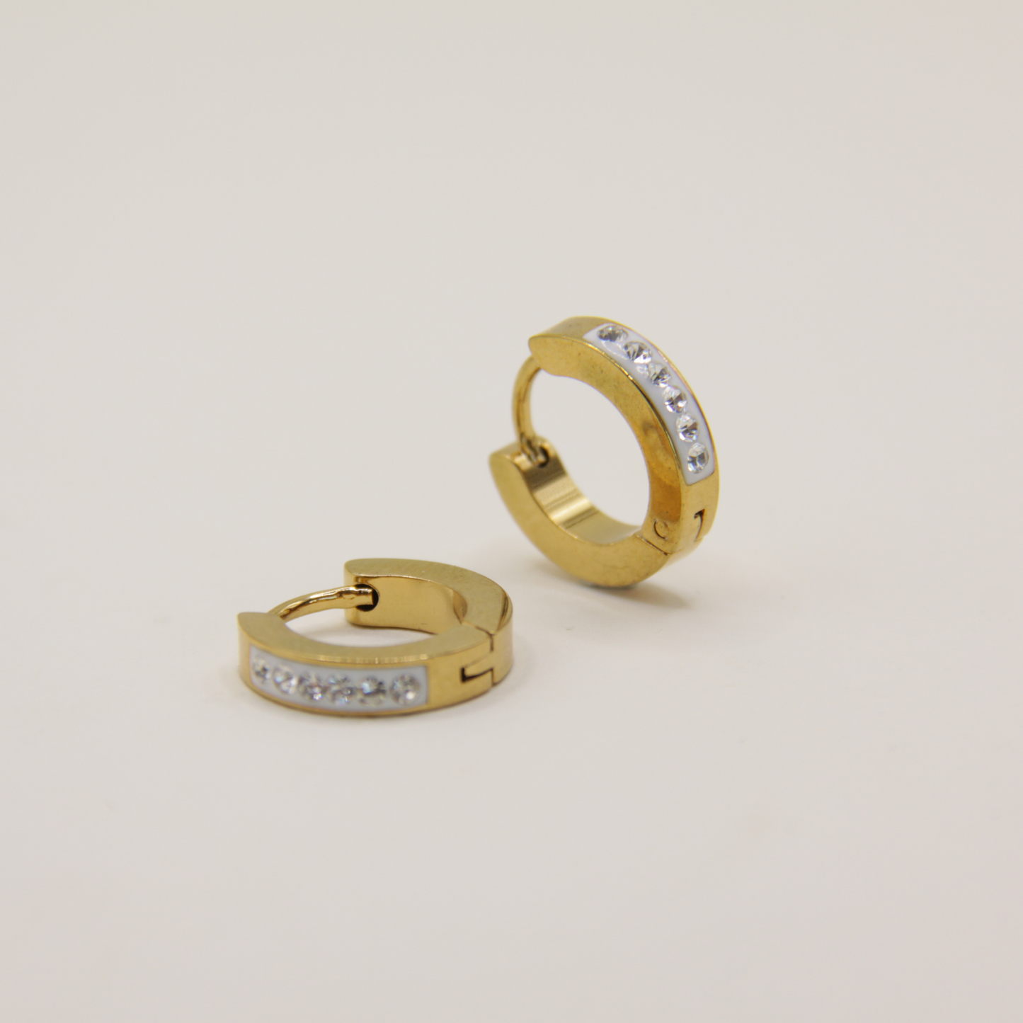 18k Gold plated zirkonia earrings