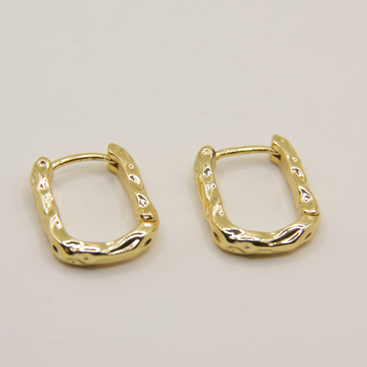 14k Gold plated twist earrings