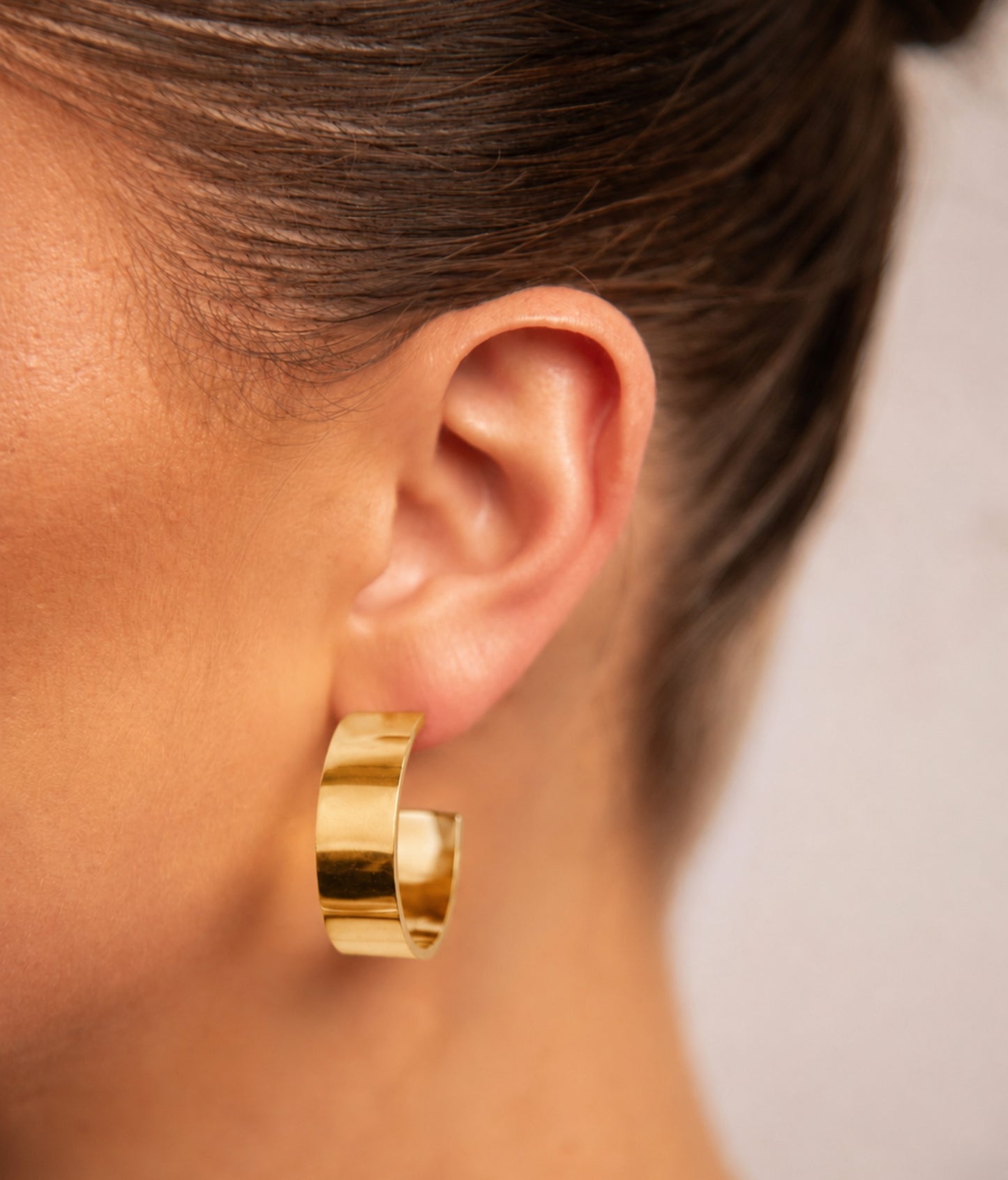 18k Gold plated chunky earrings