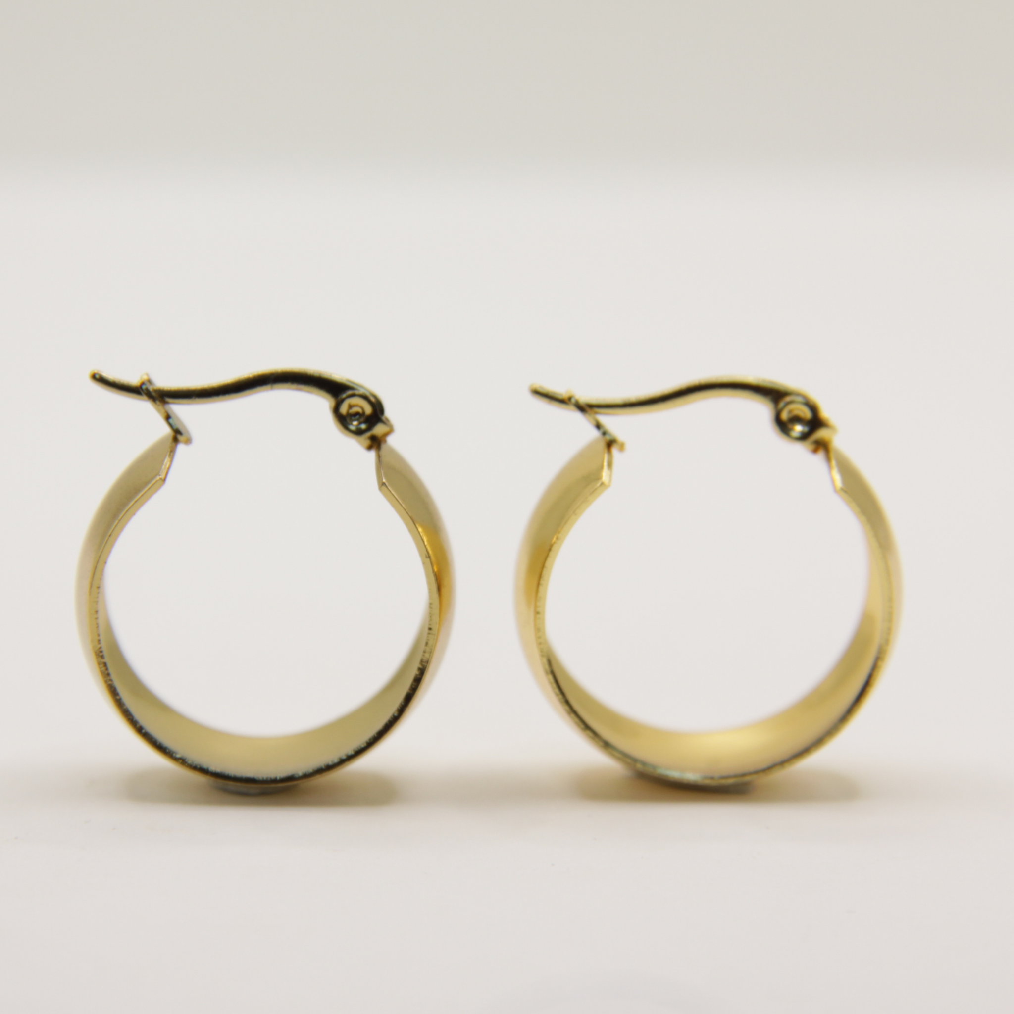 18k Gold plated small chunky earrings