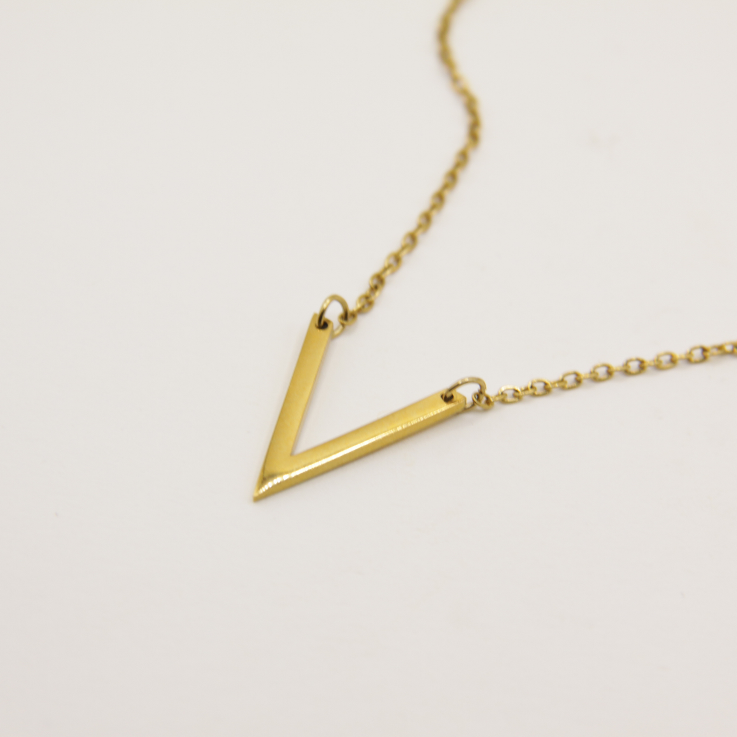 18k Gold plated V-necklace