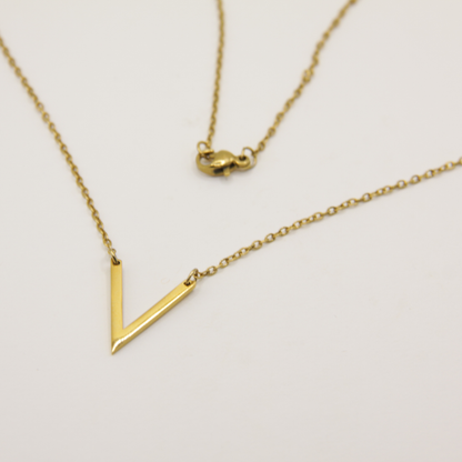 18k Gold plated V-necklace