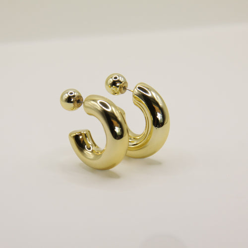 18k Gold plated beauty oorbellen