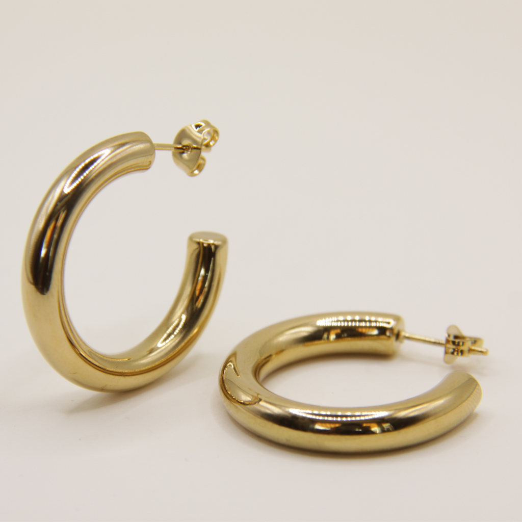 18k Gold plated big rings