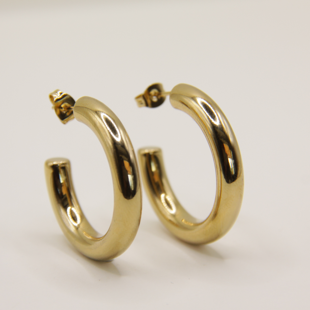 18k Gold plated big rings