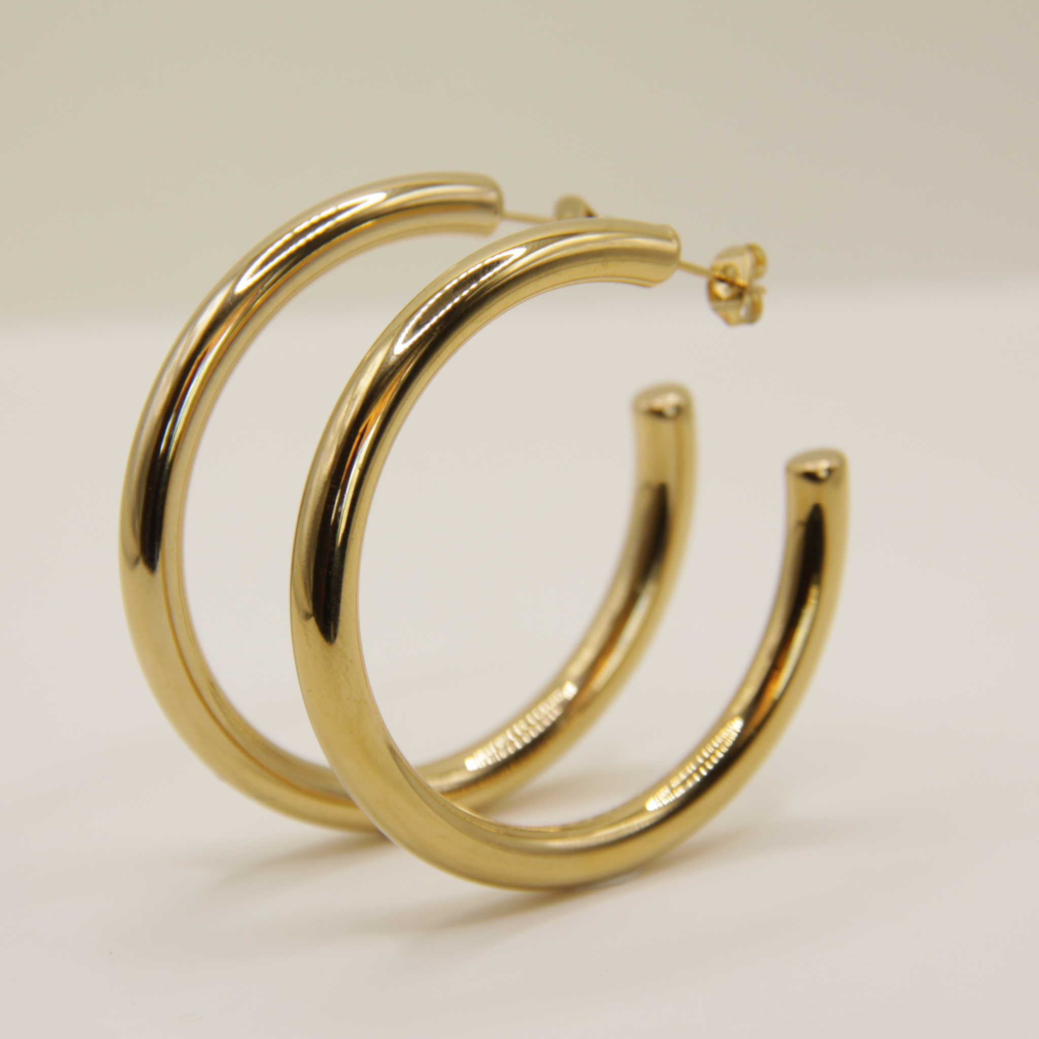 18K Gold plated huge rings
