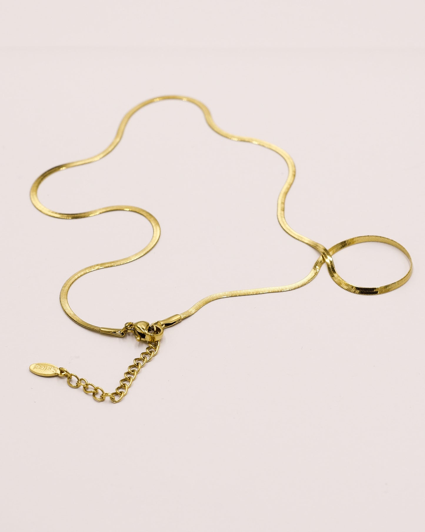 18k Gold plated fine necklace