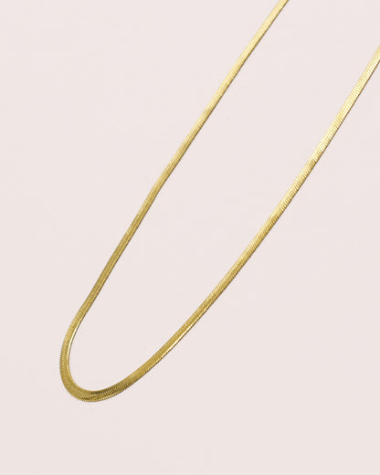 18k Gold plated fine necklace