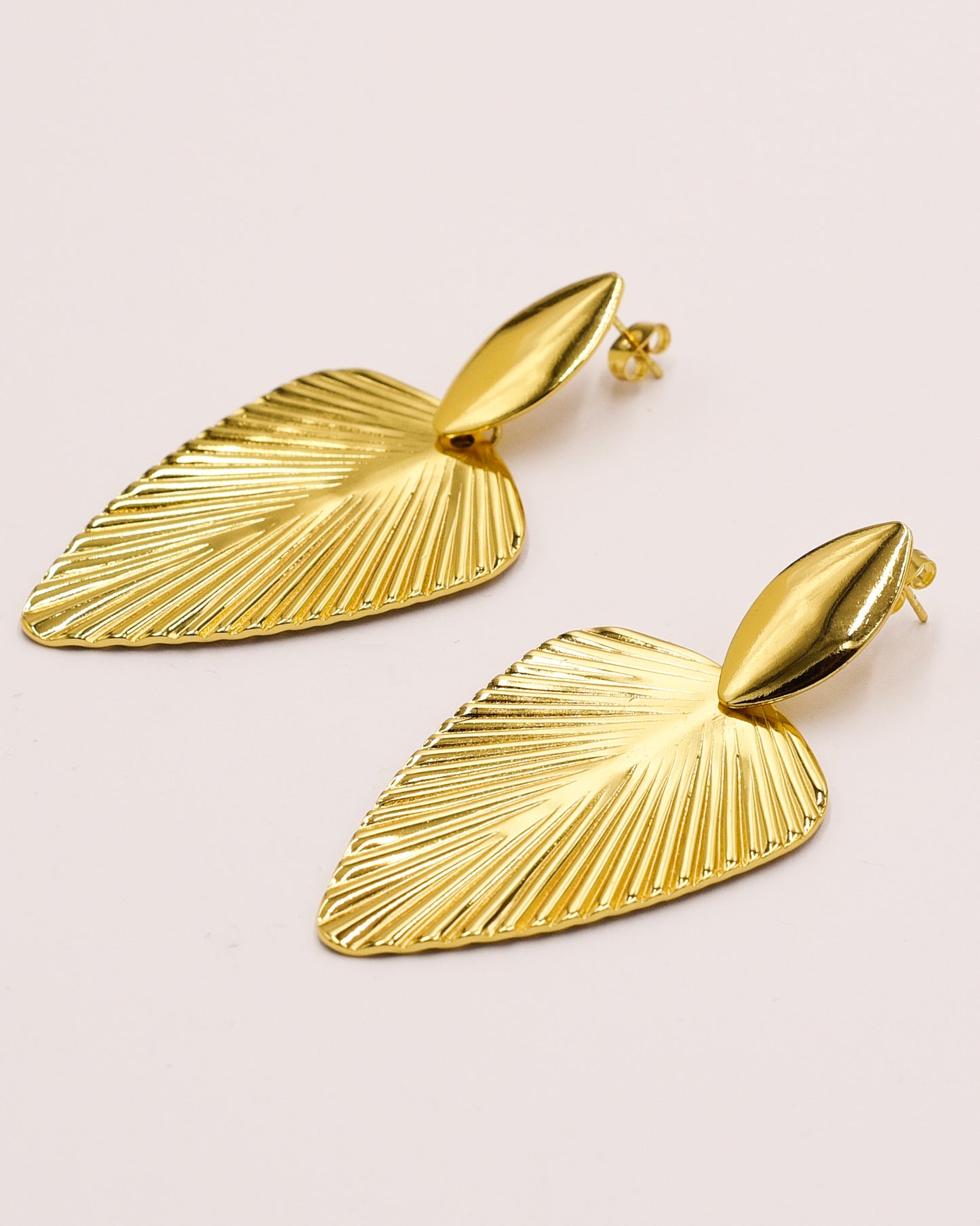 18k Gold plated palm drops