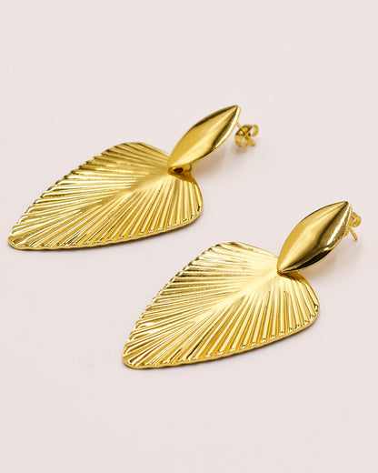 18k Gold plated palm drops
