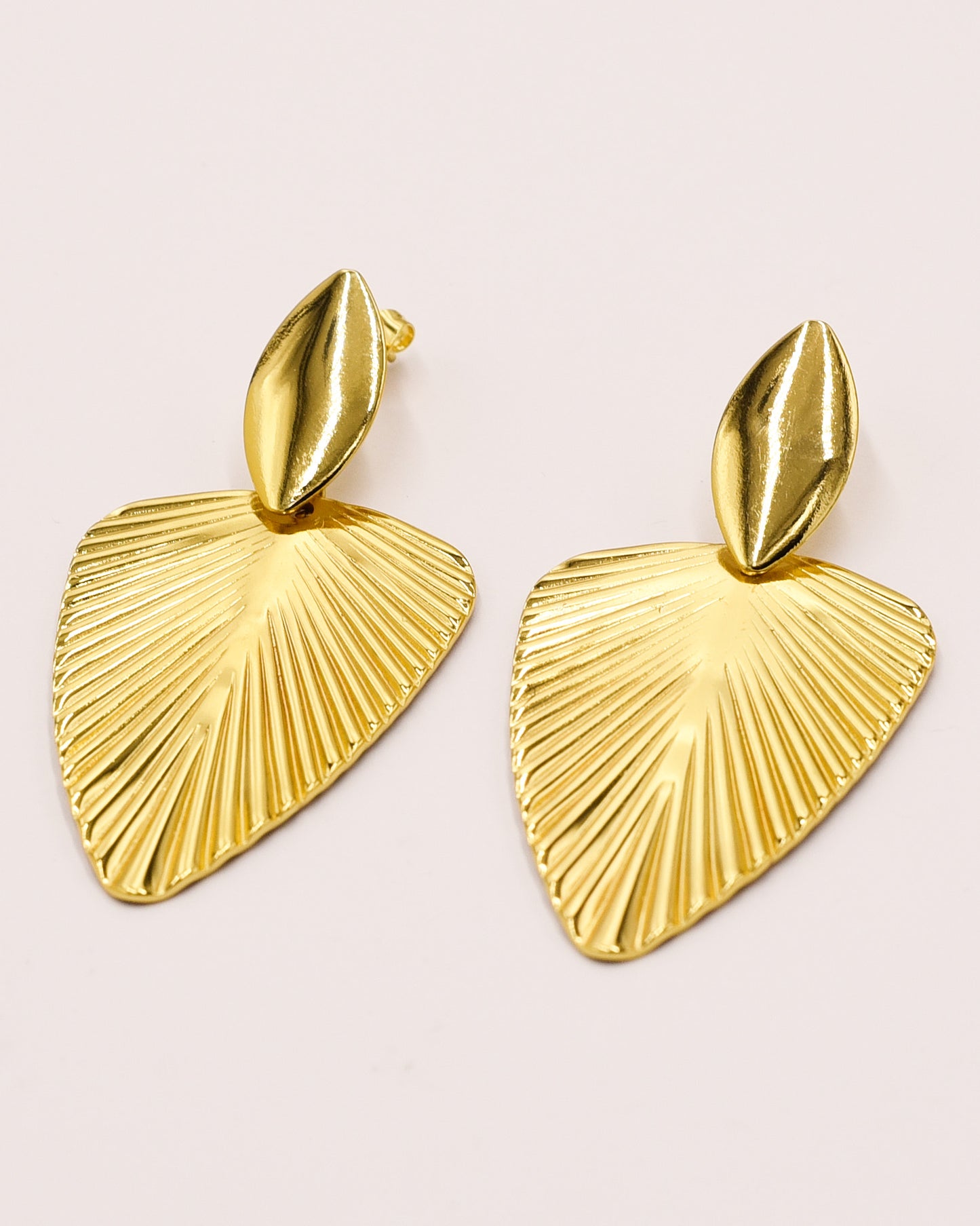 18k Gold plated palm drops
