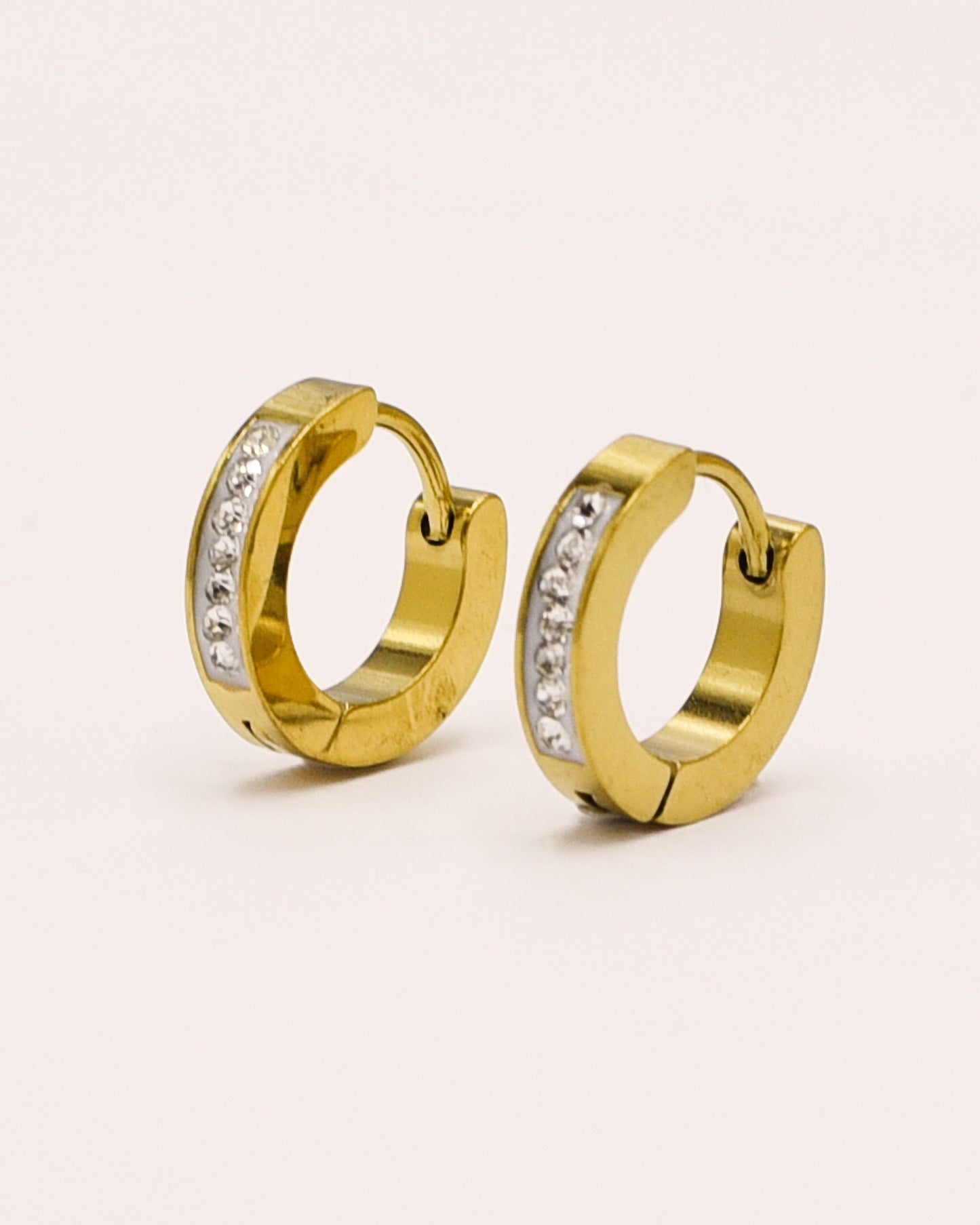 18k Gold plated zirkonia earrings