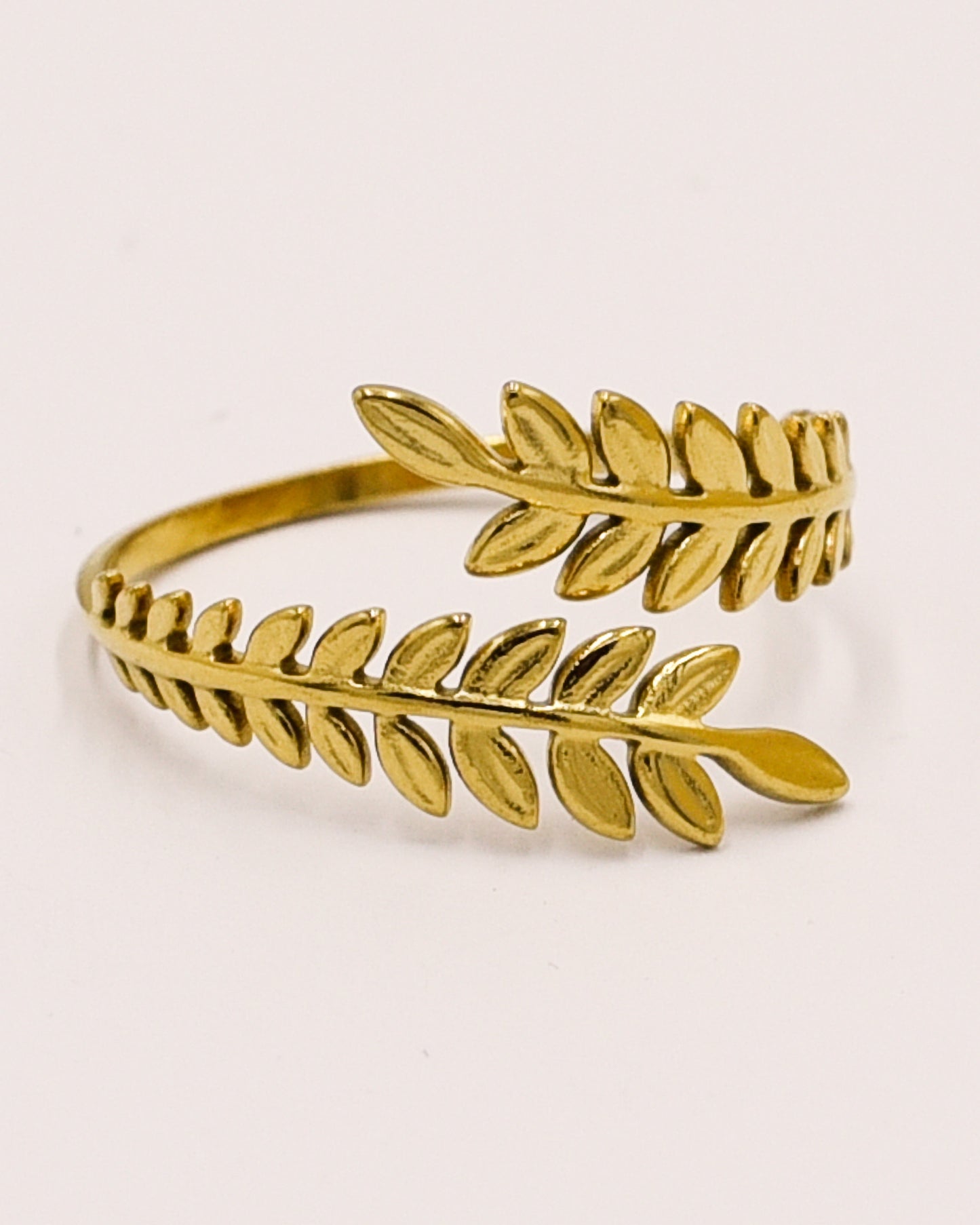 18k Gold plated olive ring
