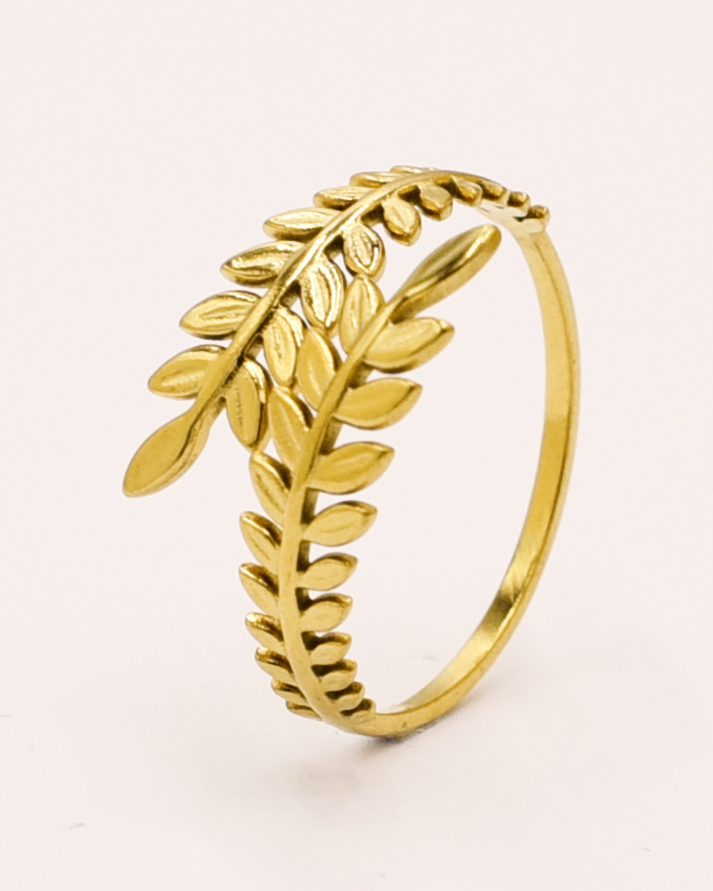 18k Gold plated olive ring