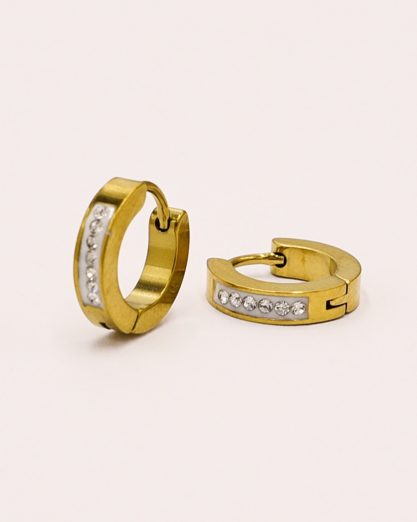 18k Gold plated zirkonia earrings