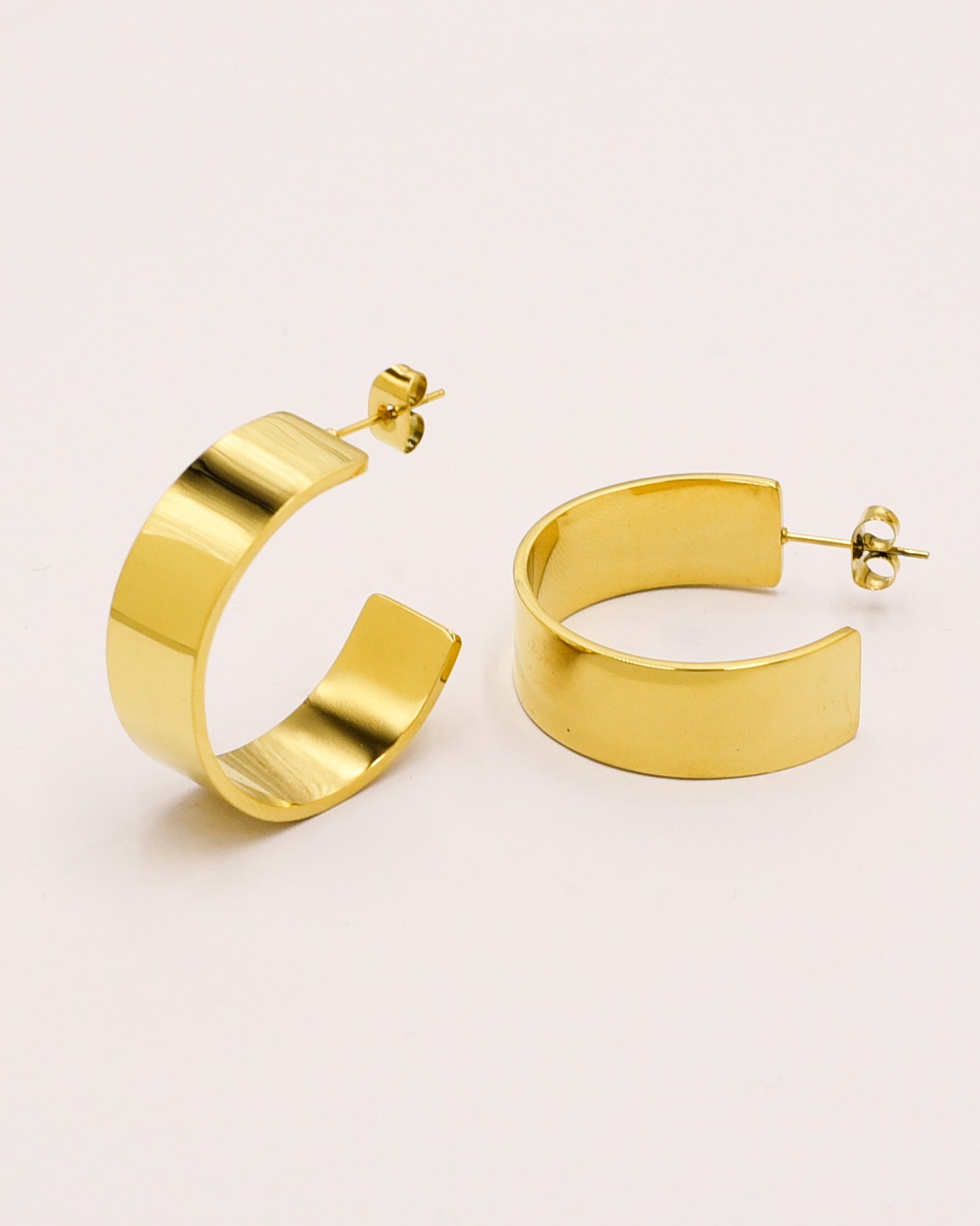 18k Gold plated chunky earrings