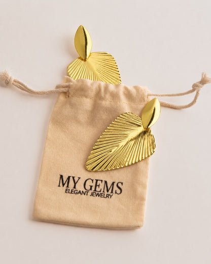 18k Gold plated palm drops