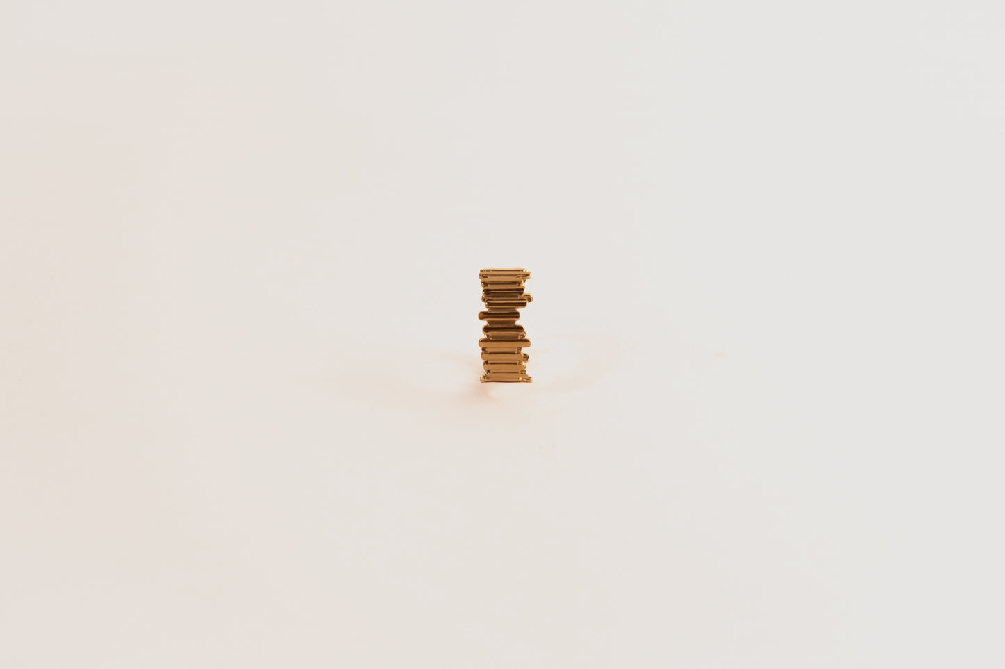 18k Gold plated city ring