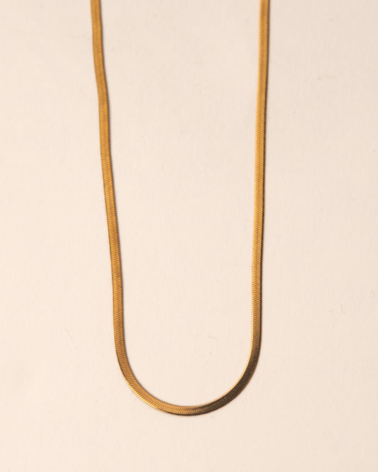 18k Gold plated fine necklace